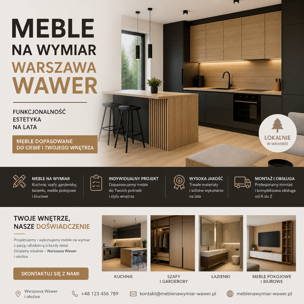 meble na wymiar warszawa wawer